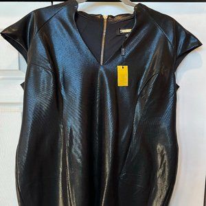 NWT Alexia Ardmor Black Metallic Faux Snake Print - size 16